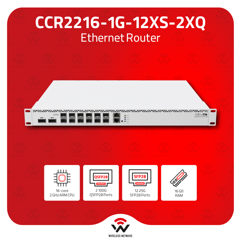 MikroTik CCR2216-1G-12XS-2XQ